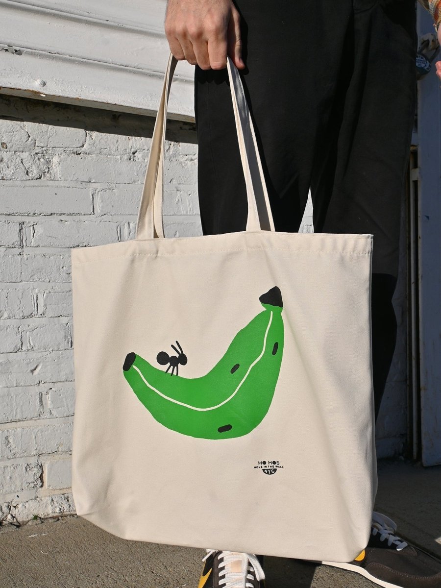 "Plantain" tote bag - Design by HO HOS HOLE IN THE WALL